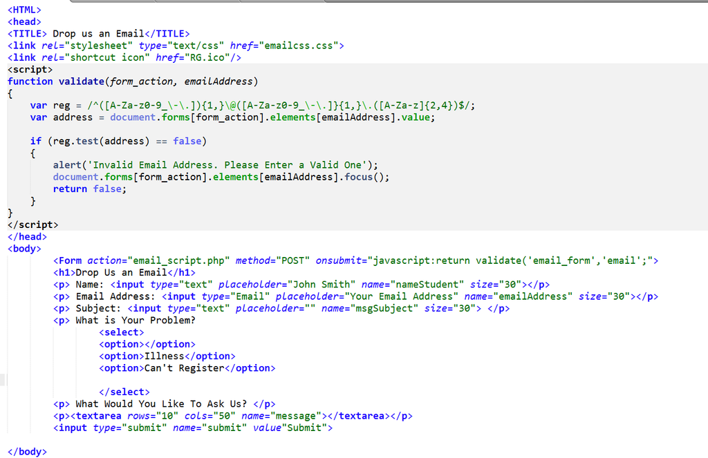 How can I validate an email address in JavaScript?