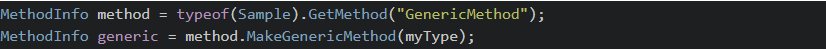 C# - Calling a generic method