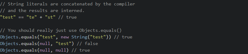 Java - How do I compare strings?